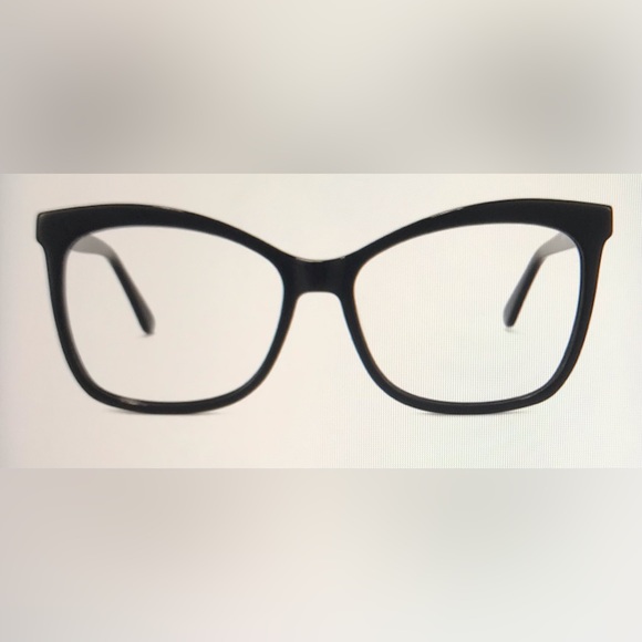 Zeelool Nonprescription Alfred Black Eye Glasses for Size: 1.57 Index/Butterfly - Picture 6 of 16